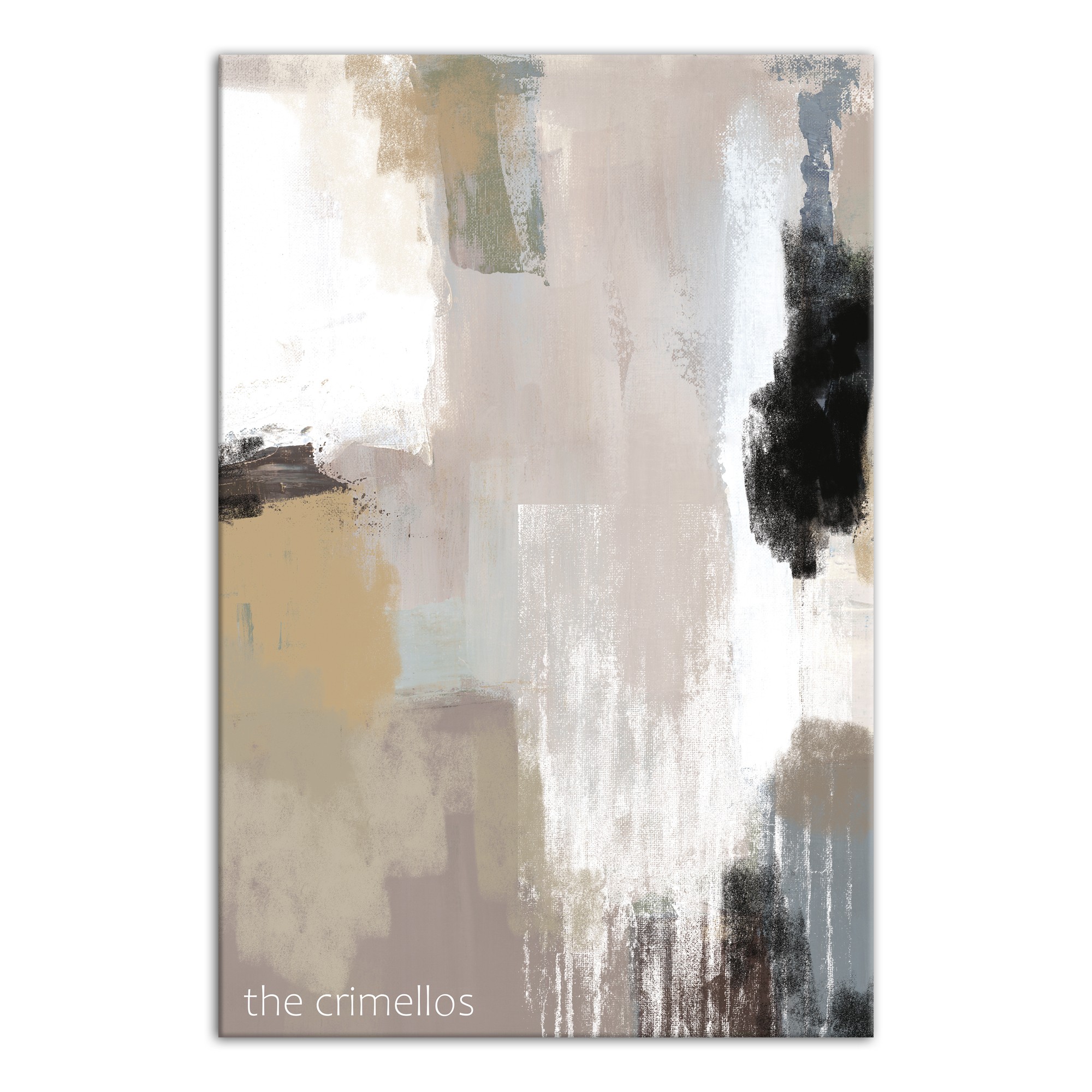 Neutral Abstract Personalized 20x30 Canvas Wall Art