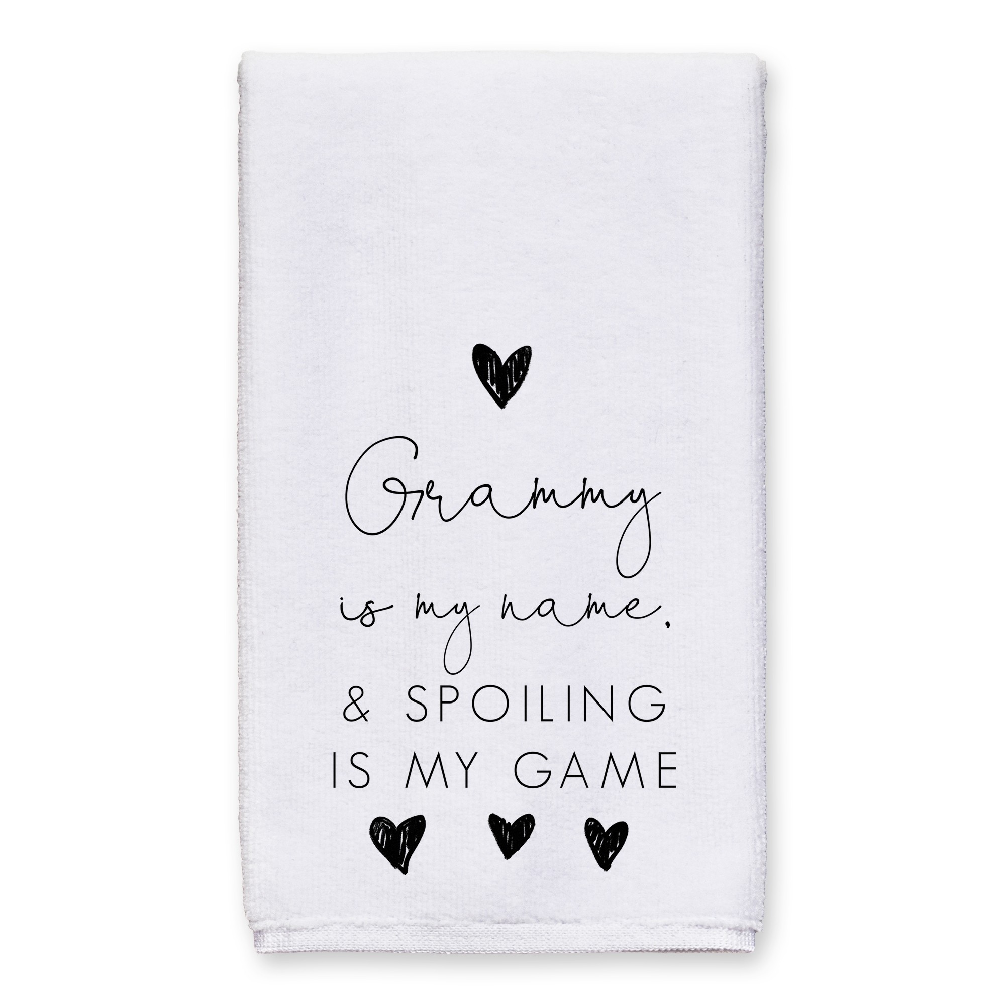 Spoiling is My Game Personalized 16x25 Towel