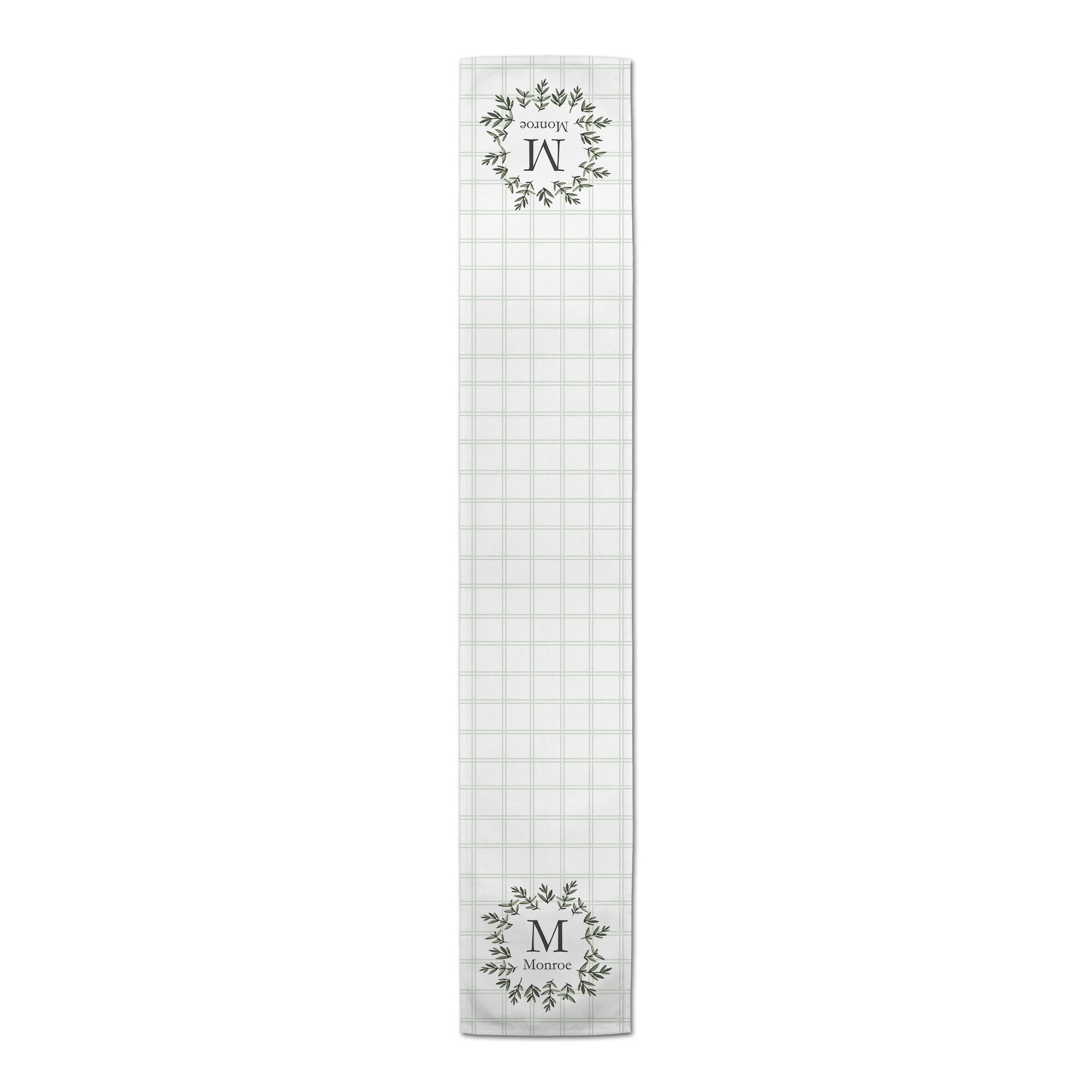 Personalized 16x90 Cotton Twill Runner
