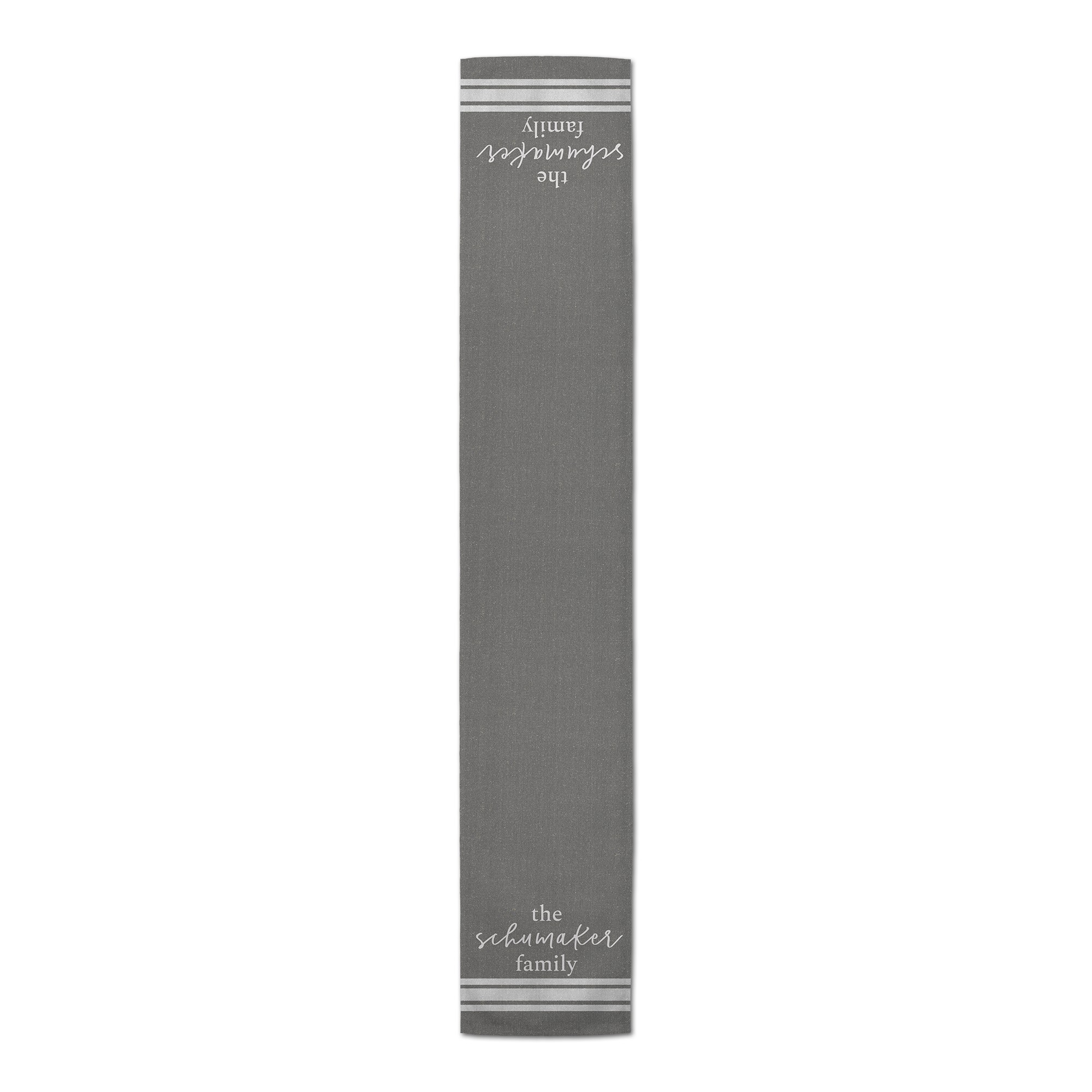 Personalized 16x90 Cotton Twill Runner