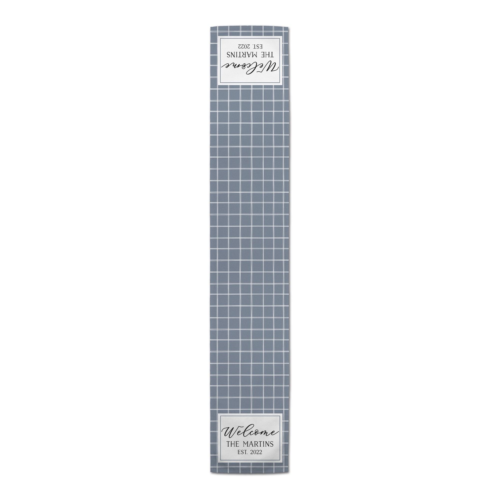 Personalized 16x90 Cotton Twill Runner