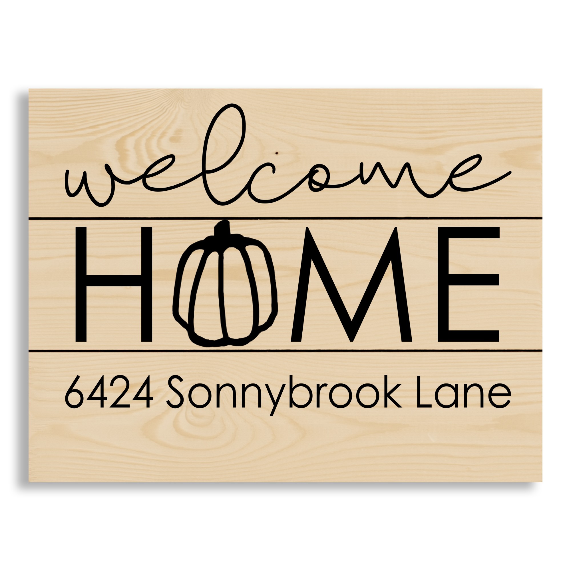 Welcome Home Personalized 14x11 Pallet Wood Art