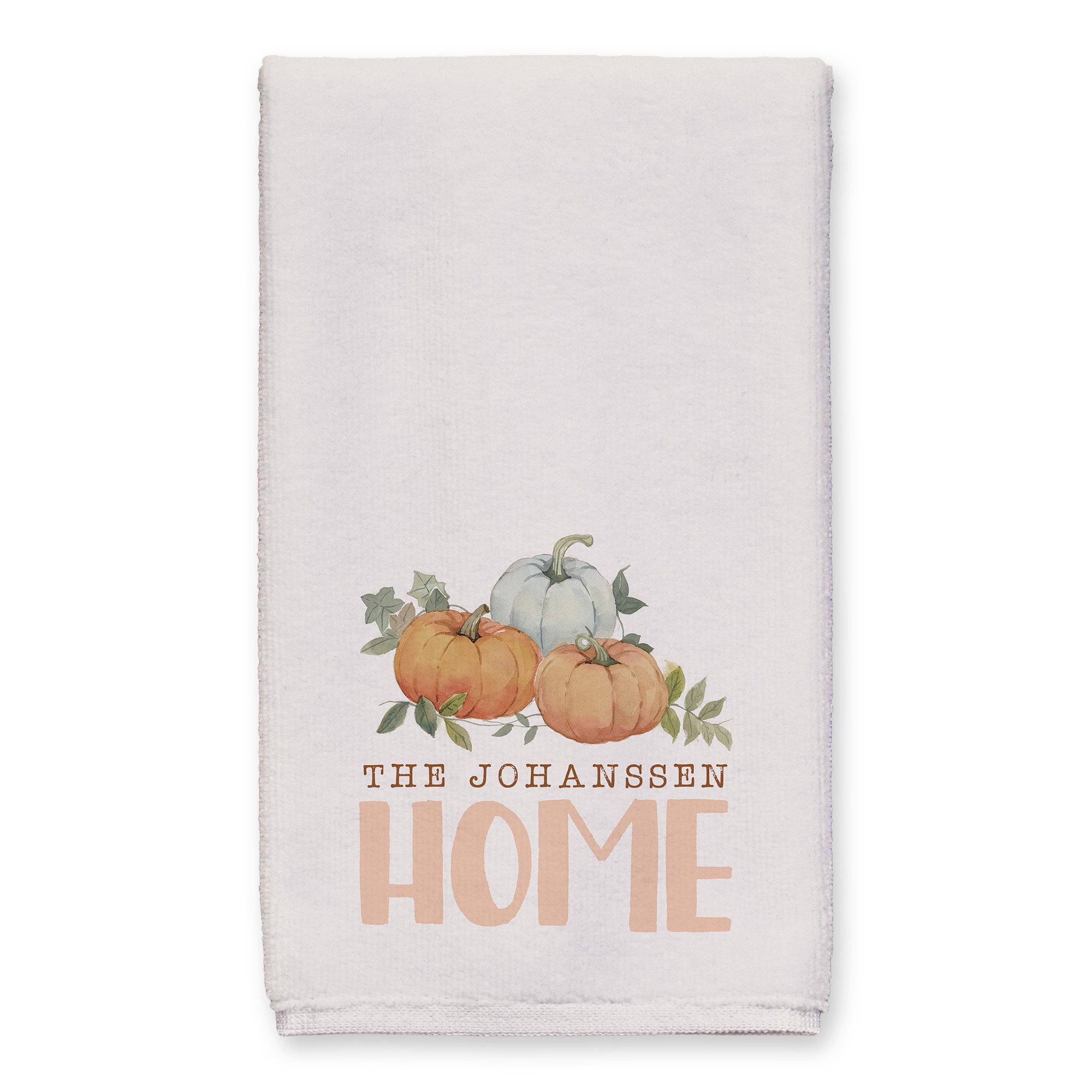 Pumpkin Home Personalized 16x25 Towel