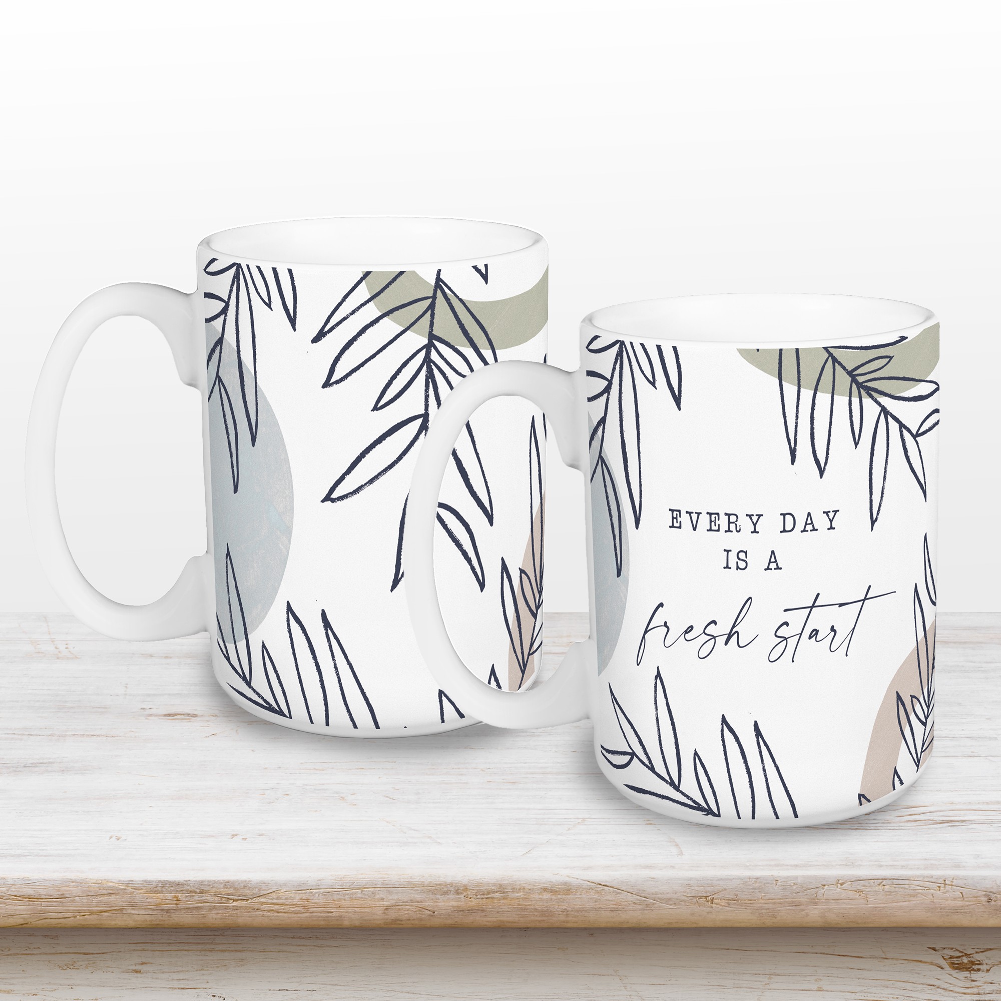 Every Day is a Fresh Start 5 x 4.62 Mug