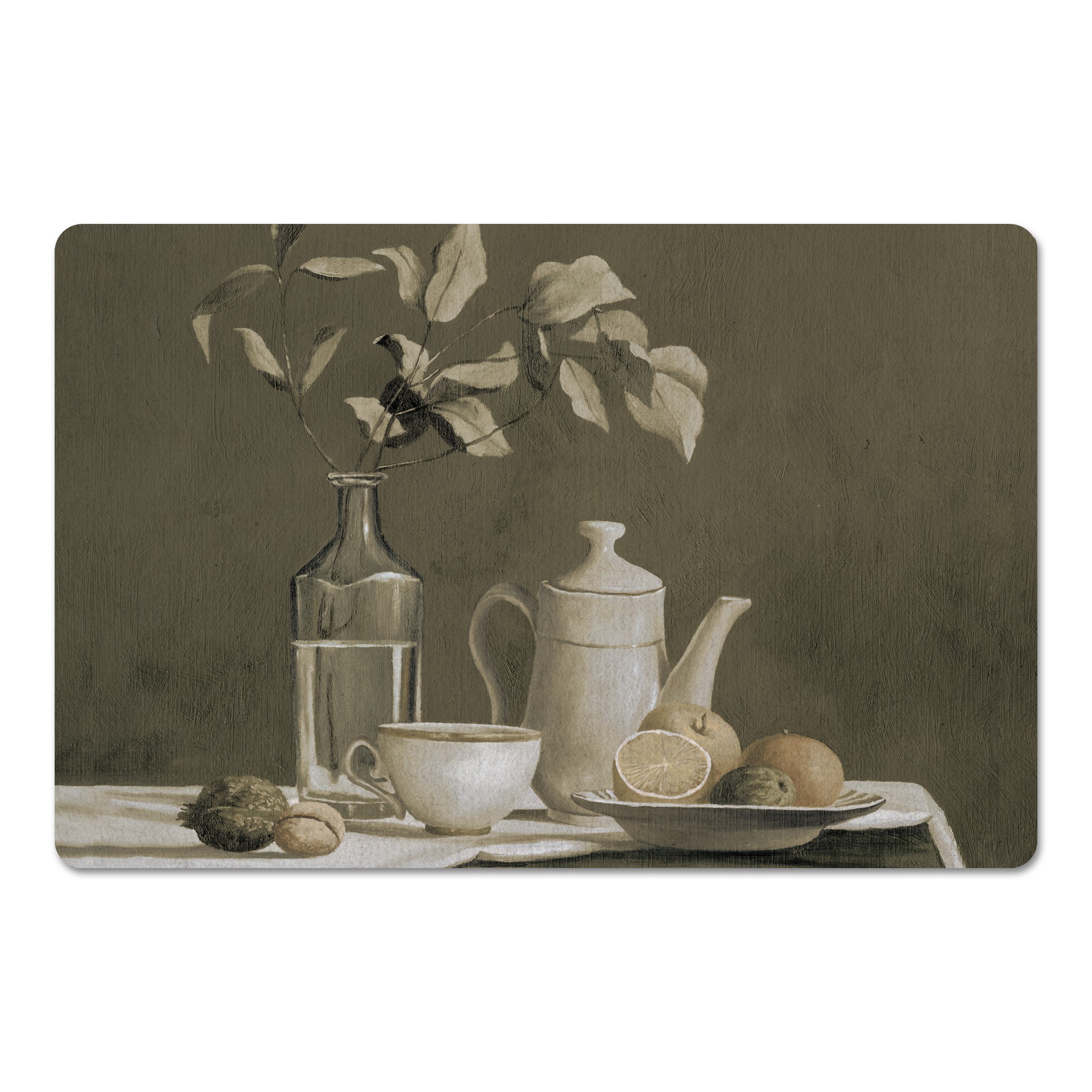 Antique Still Life 18 x 27 Floor Mat