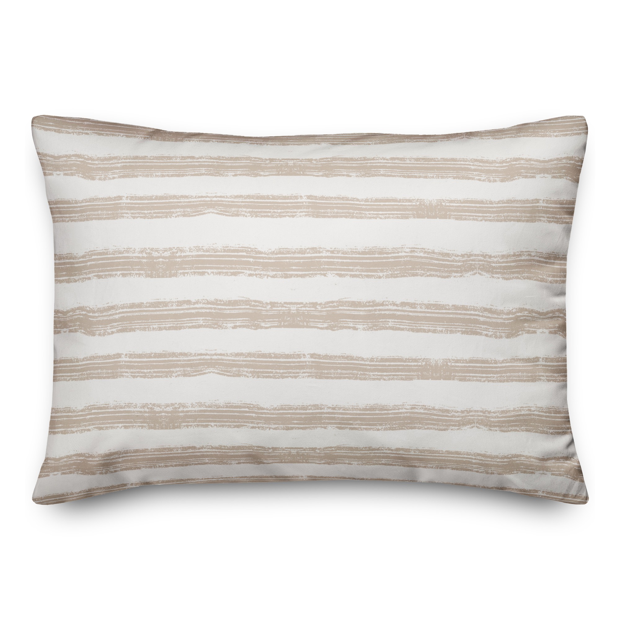 Neutral Easy Stripes 20 x 14 Indoor / Outdoor Pillow