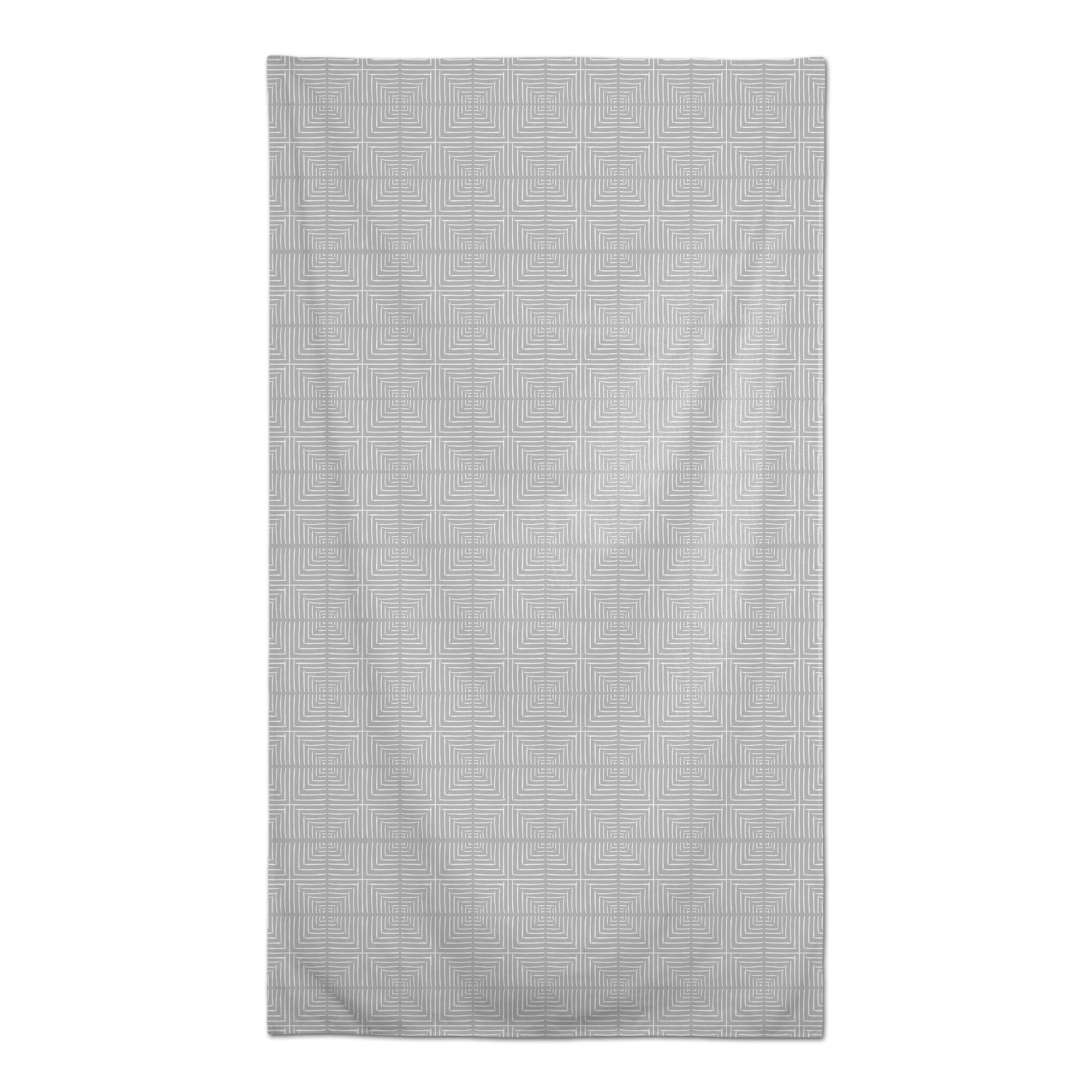 Gray Geo Diamonds 58 x 102 Tablecloth