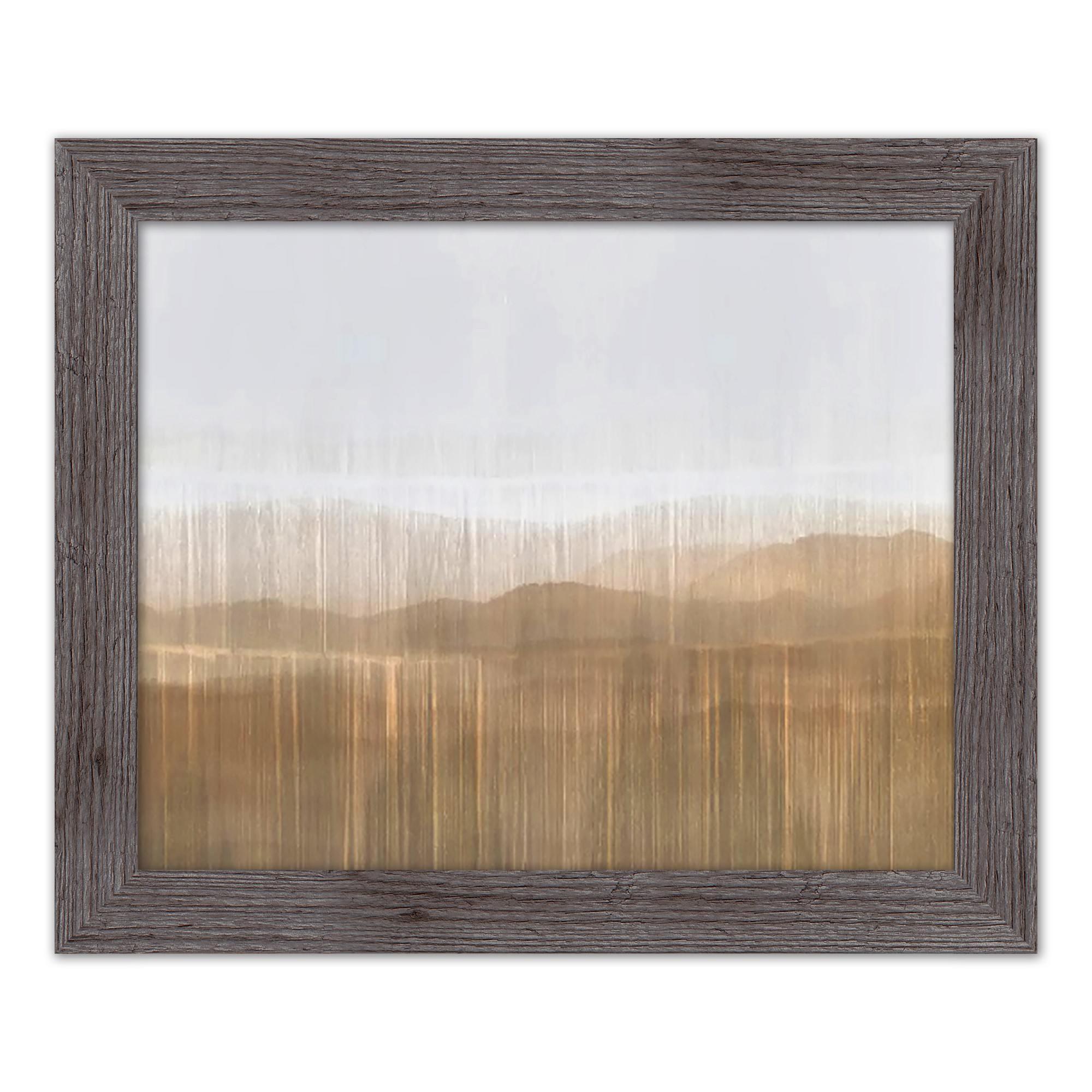 Abstract Landscape 20 x 16 Western Gray Framed Print