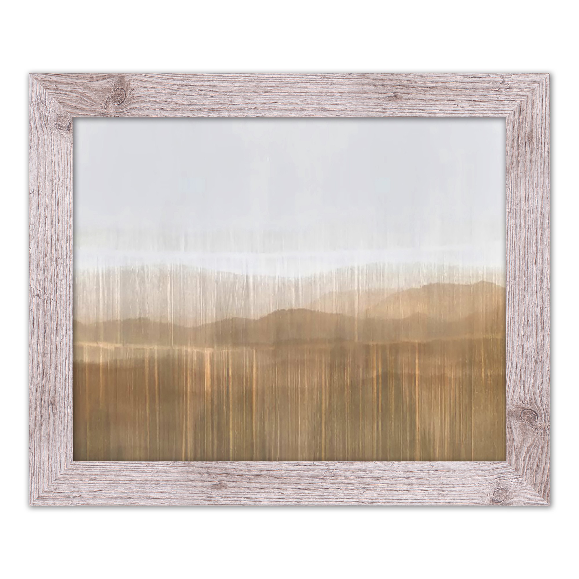 Abstract Landscape 20 x 16 Western White Framed Print