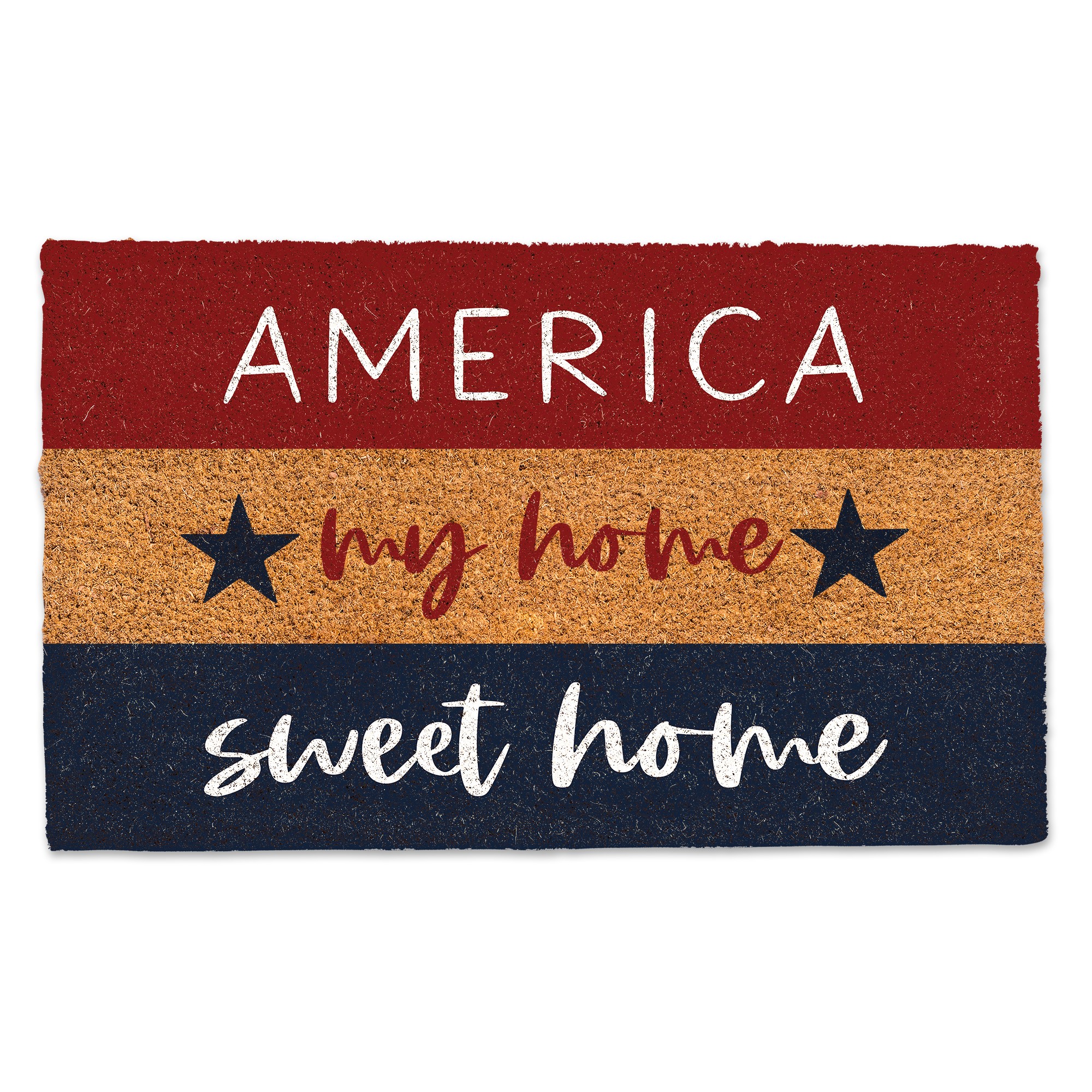 America my Home Sweet Home 30 x 18 Door Mat