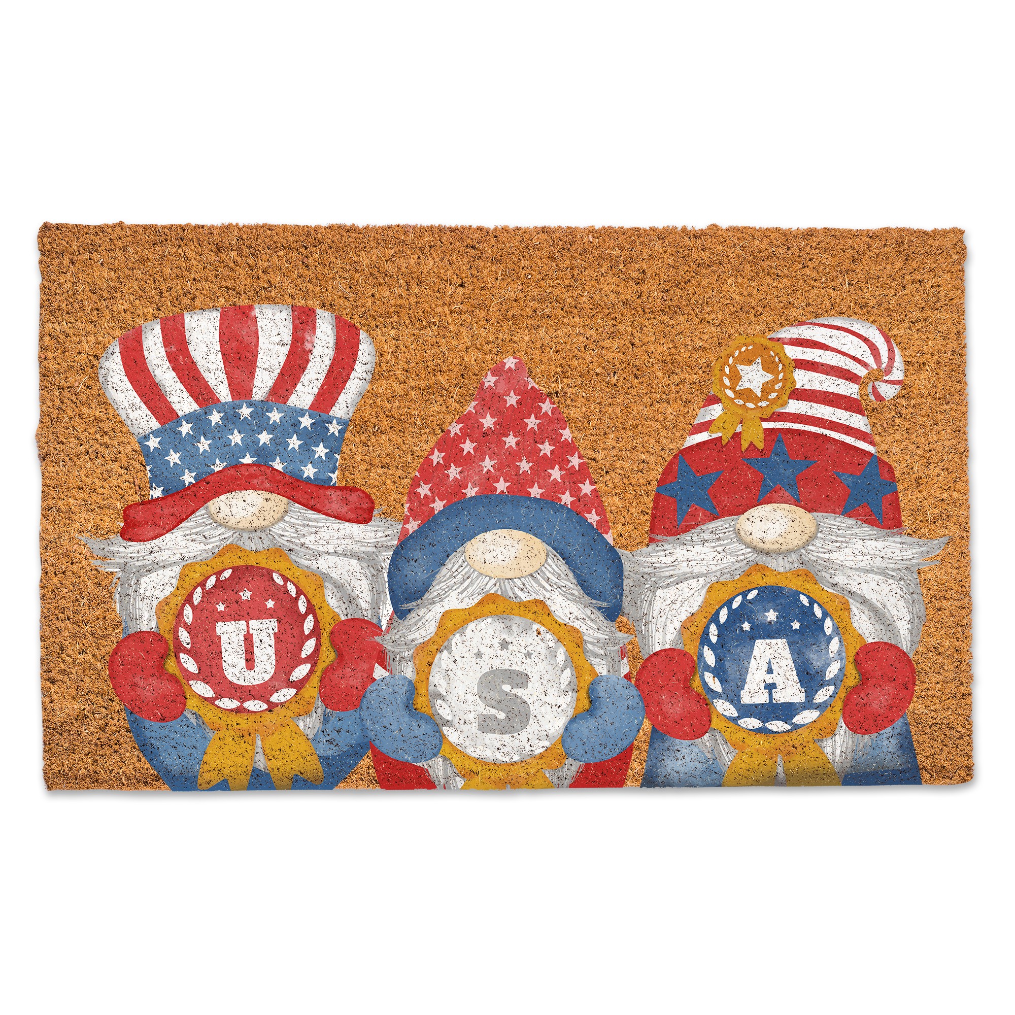 USA Gnomes 30 x 18 Door Mat