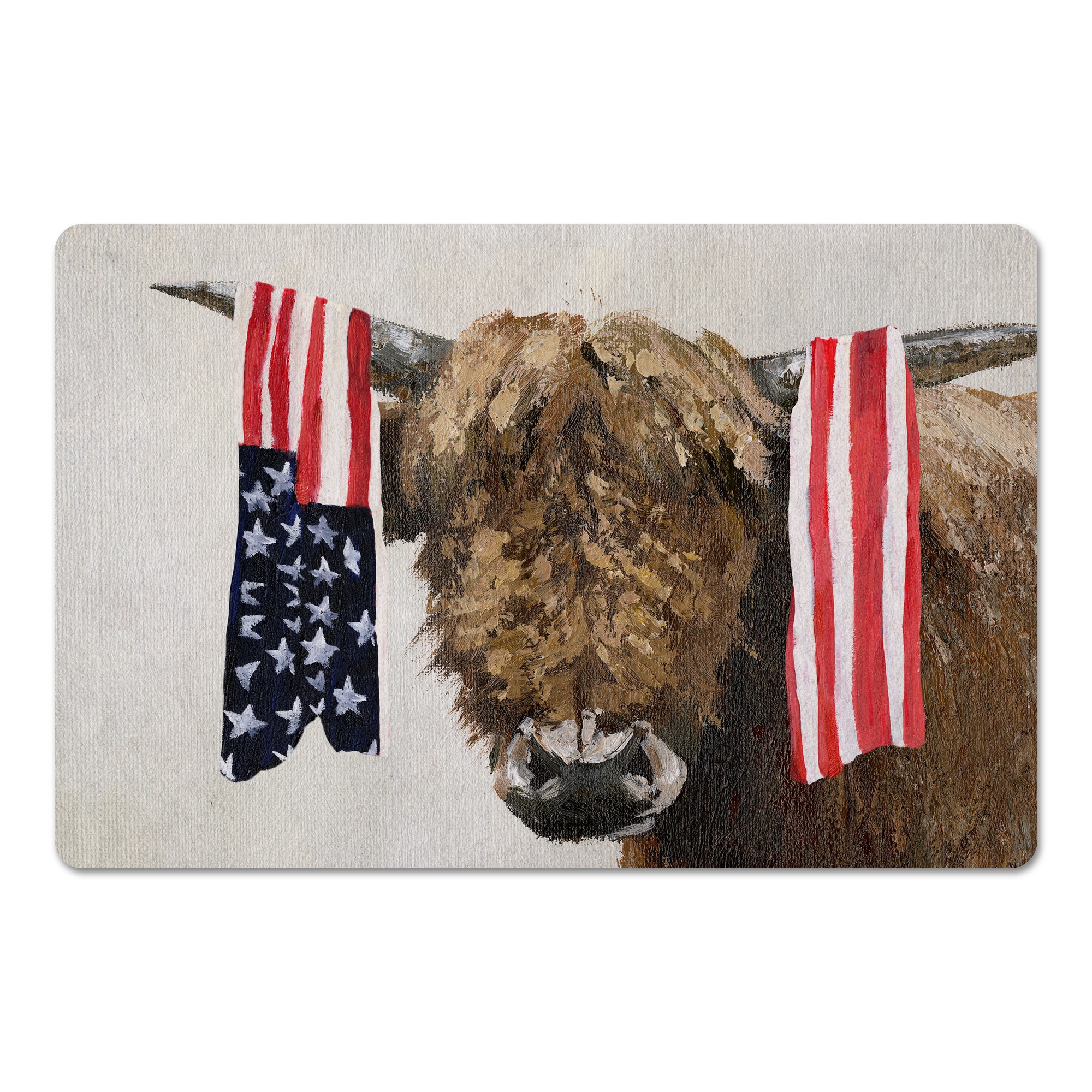 Patriotic Hyland 18 x 27 Floor Mat