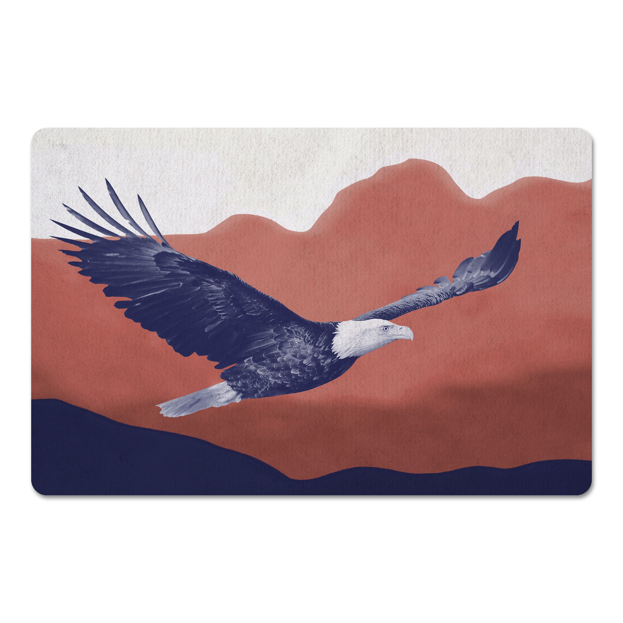 Patriotic Soaring Eagle 18 x 27 Floor Mat