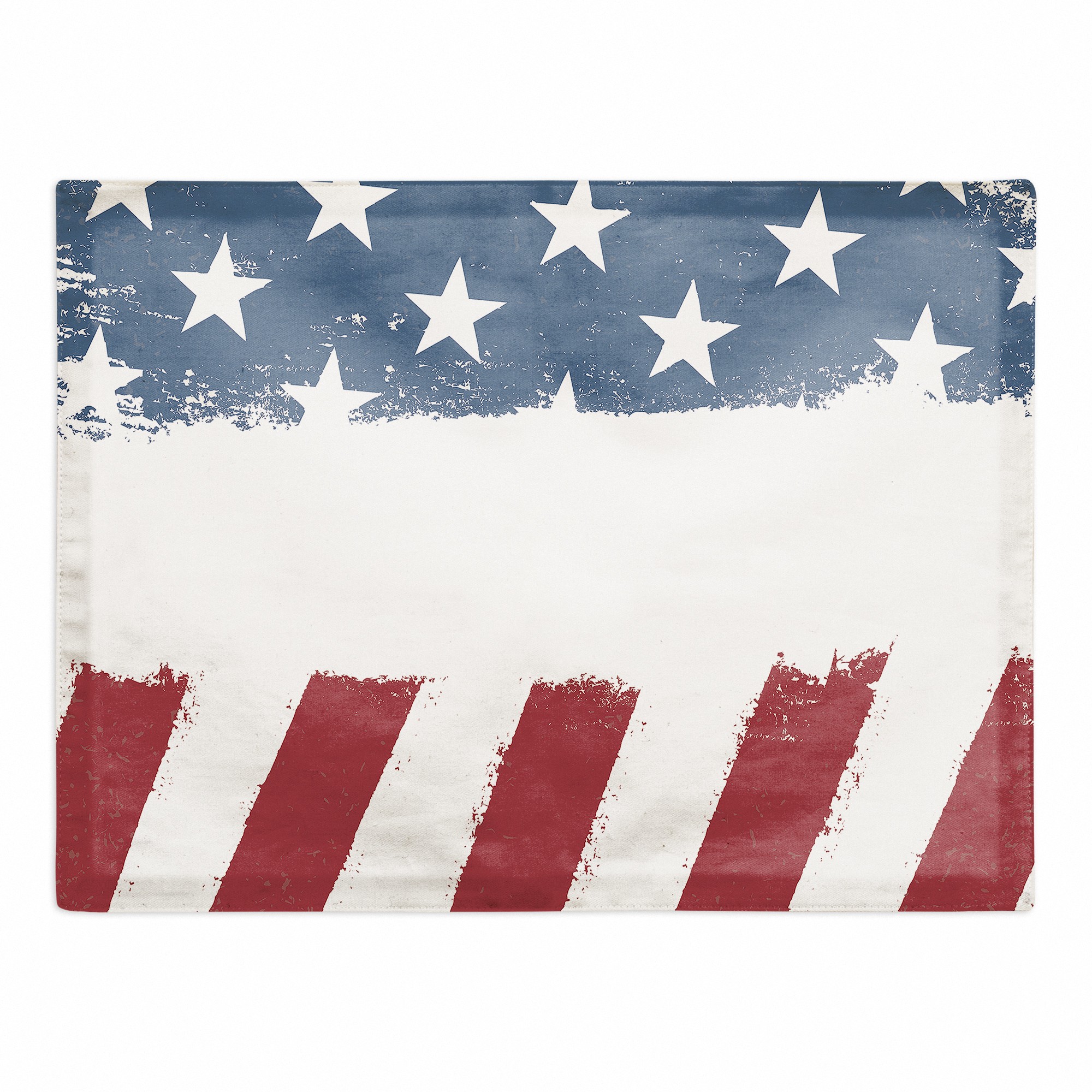 Stars and Stripes 14 x 18 Cotton Twill Placemat