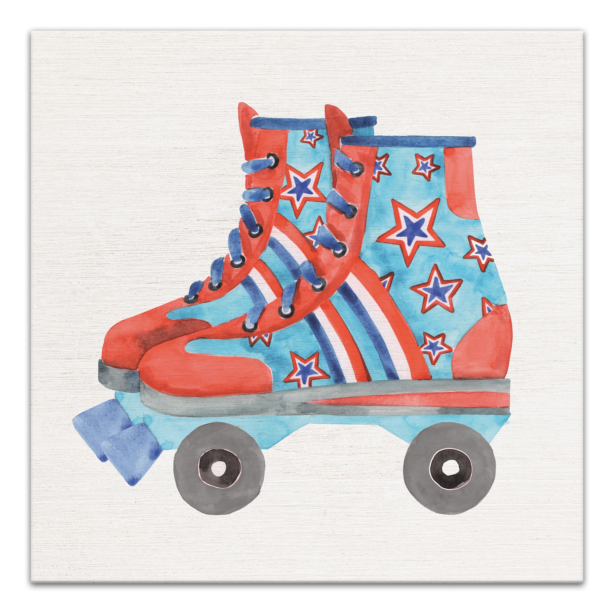 Superstar Rollerskate 20 x 20 Canvas Wall Art