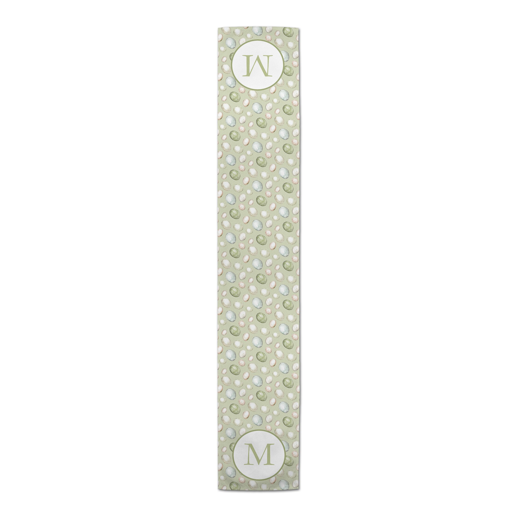 Easter Egg Pattern Personalized 16 x 90 Outdoor Table Runner