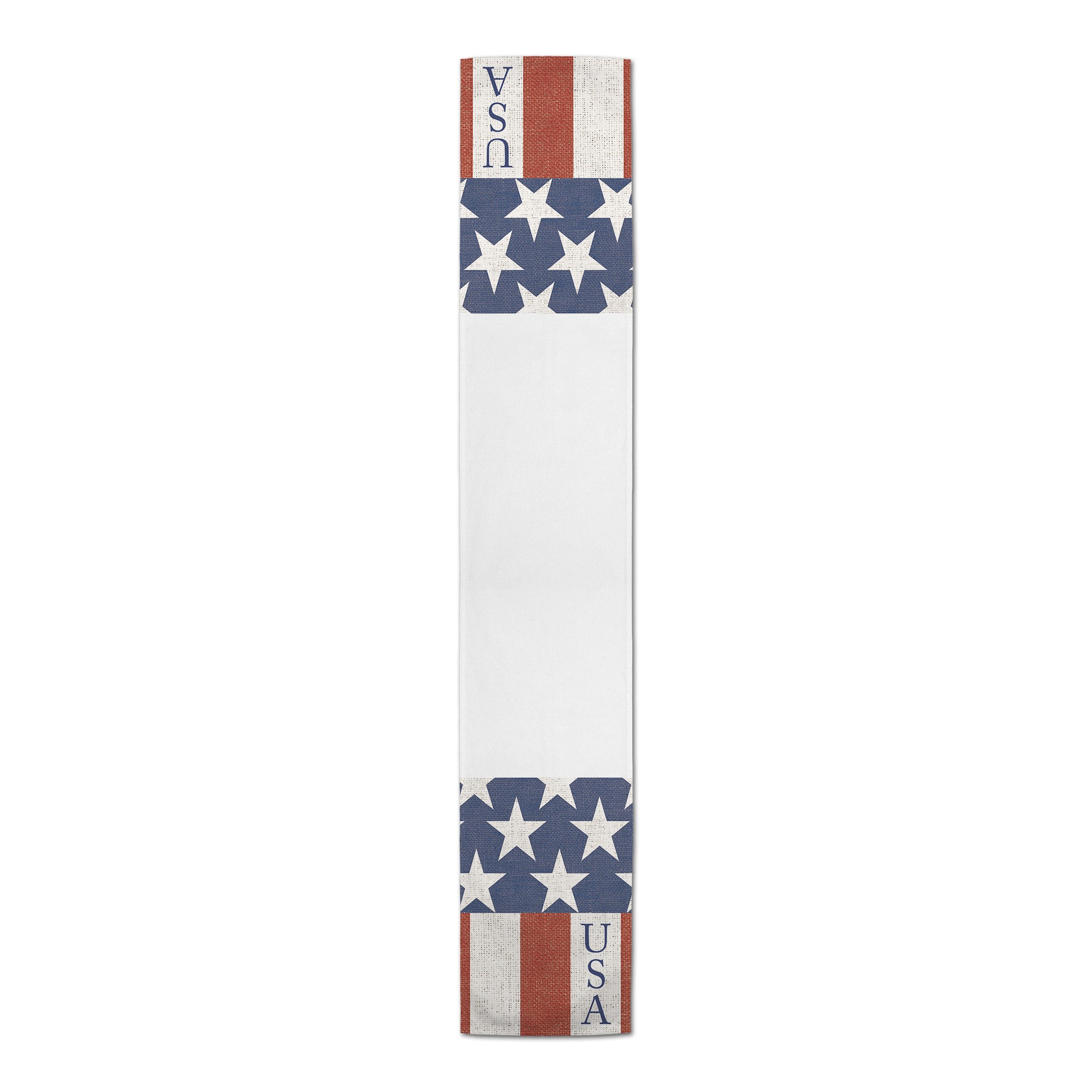 USA Flag Personalized 16 x 90 Outdoor Table Runner