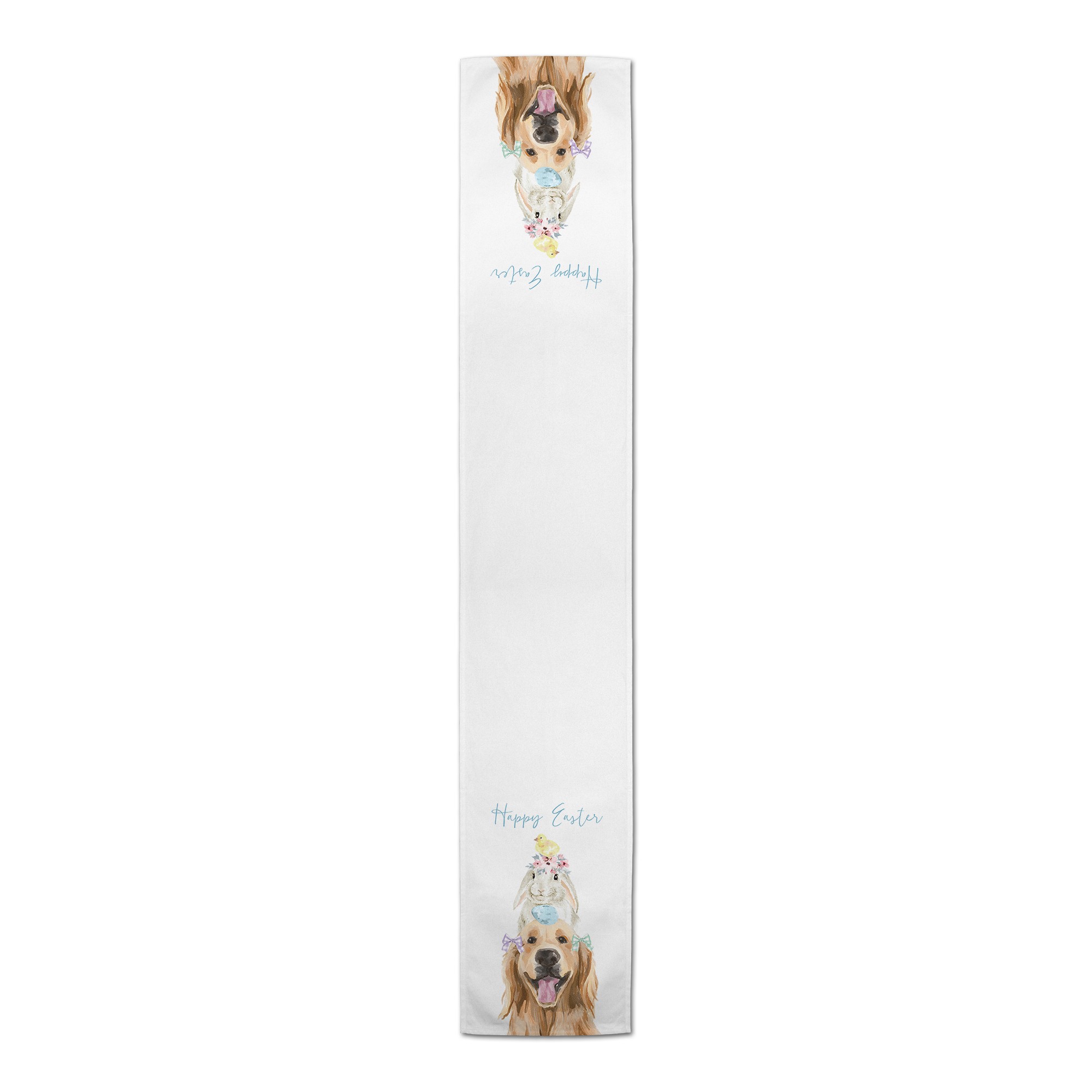 Easter Friends Stack Personalized 16 x 72 Outdoor Table Runner