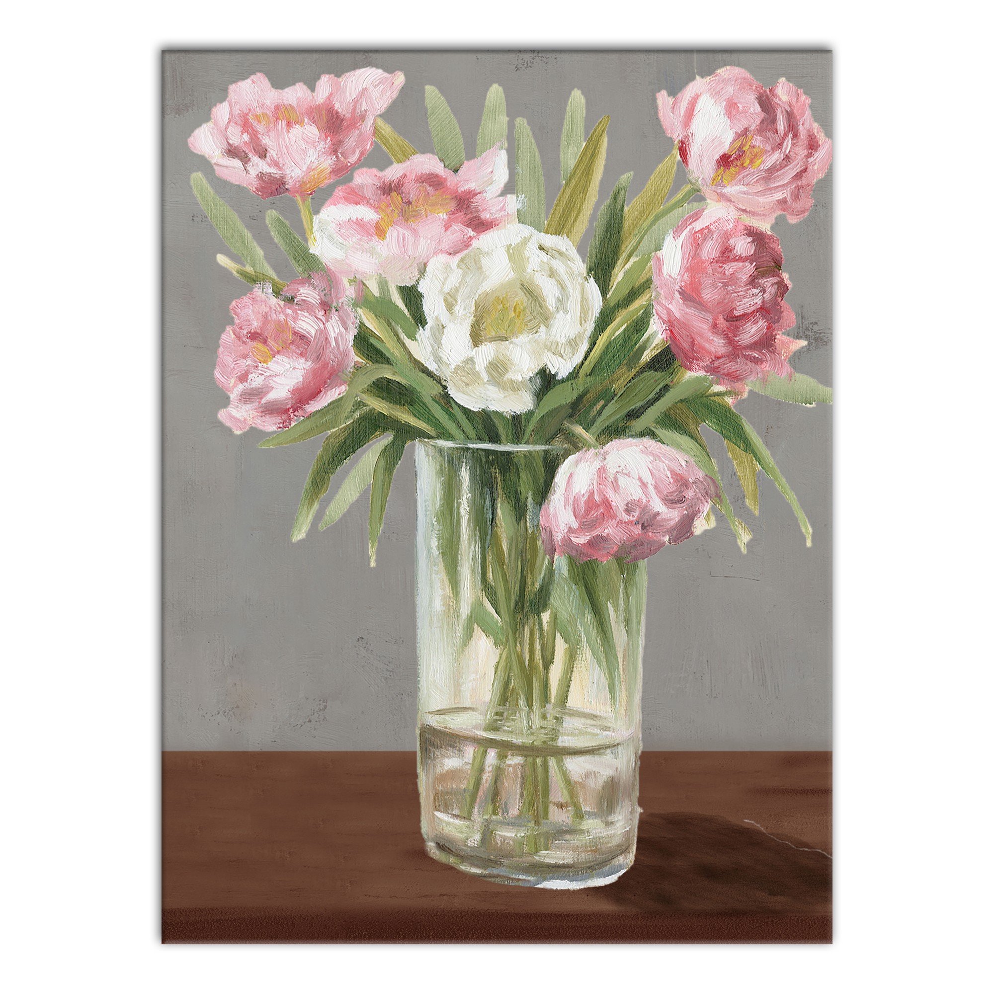 Vase On Table 30 x 40 Canvas Wall Art