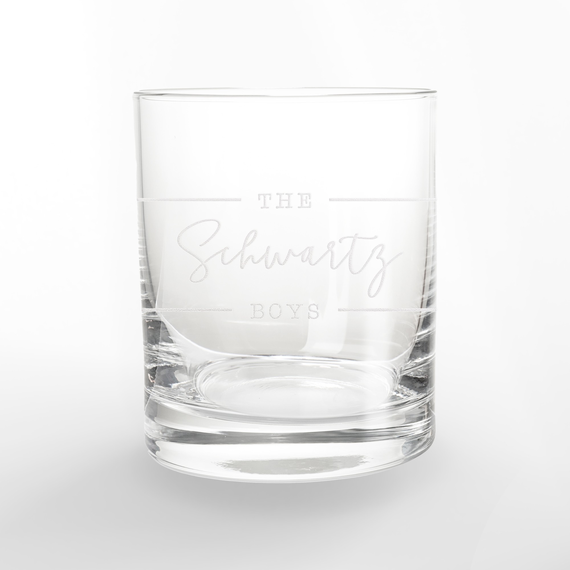 The Boys Personalized 3 x 3.5 Whiskey Glass