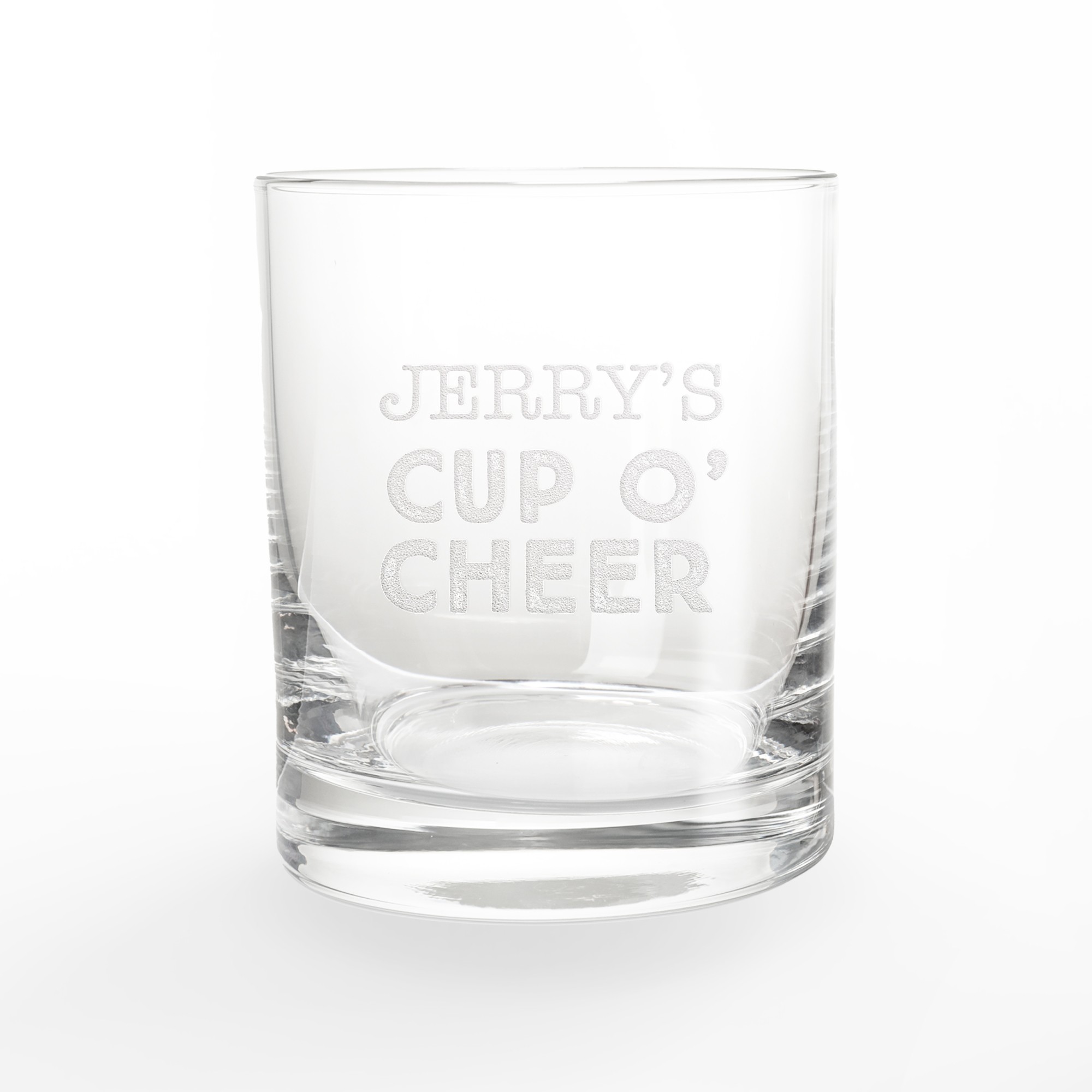 Cup O Cheer Personalized 3 x 3.5 Whiskey Glass