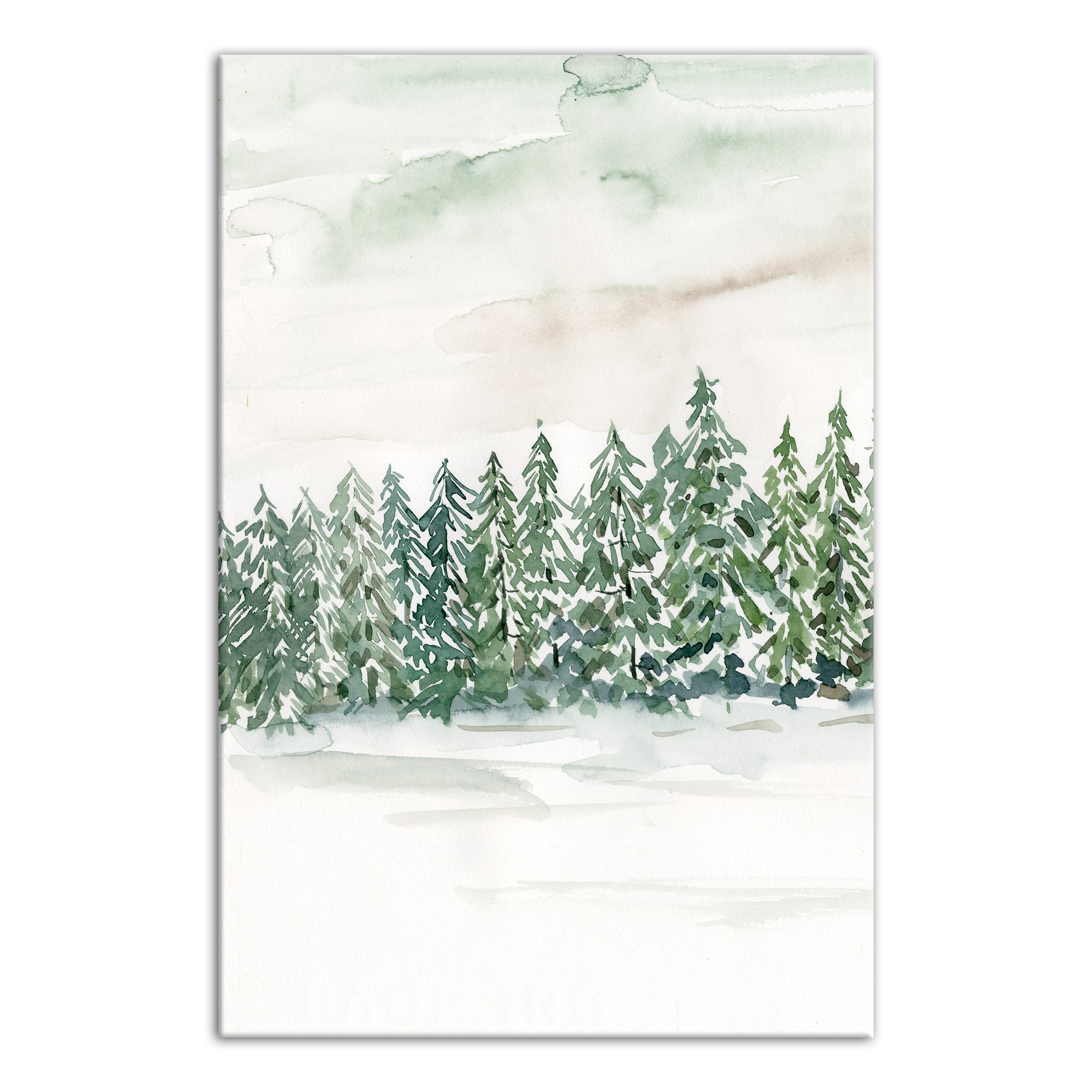 Winter Trees 24 x 36 Canvas Wall Art
