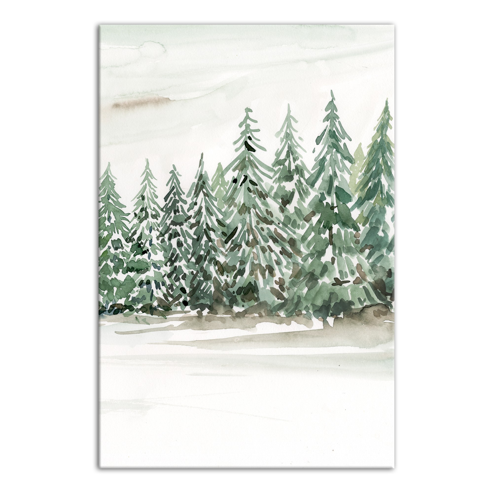 Winter Trees 24 x 36 Canvas Wall Art