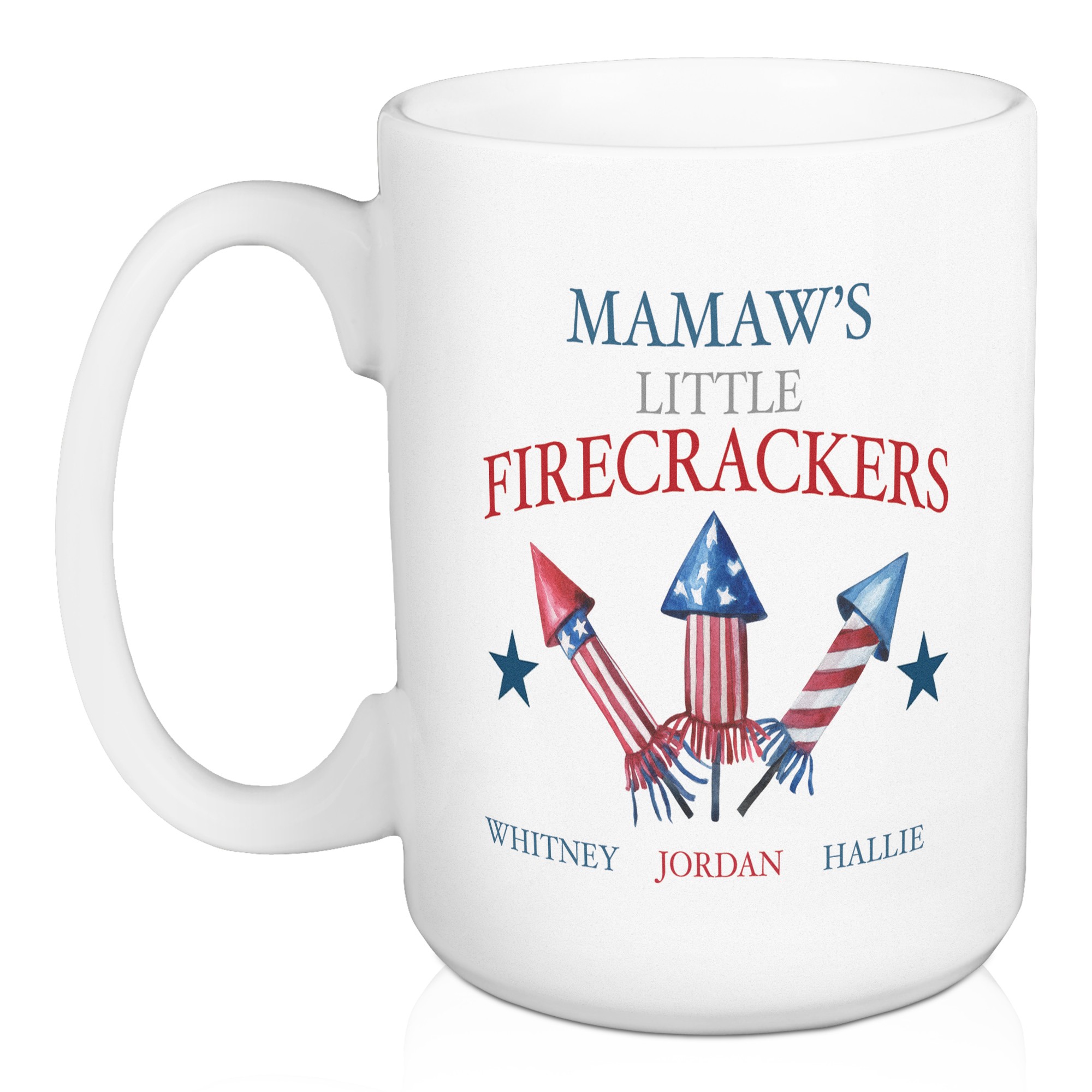Little Firecrackers Personalized 5 x 4.62 Mug