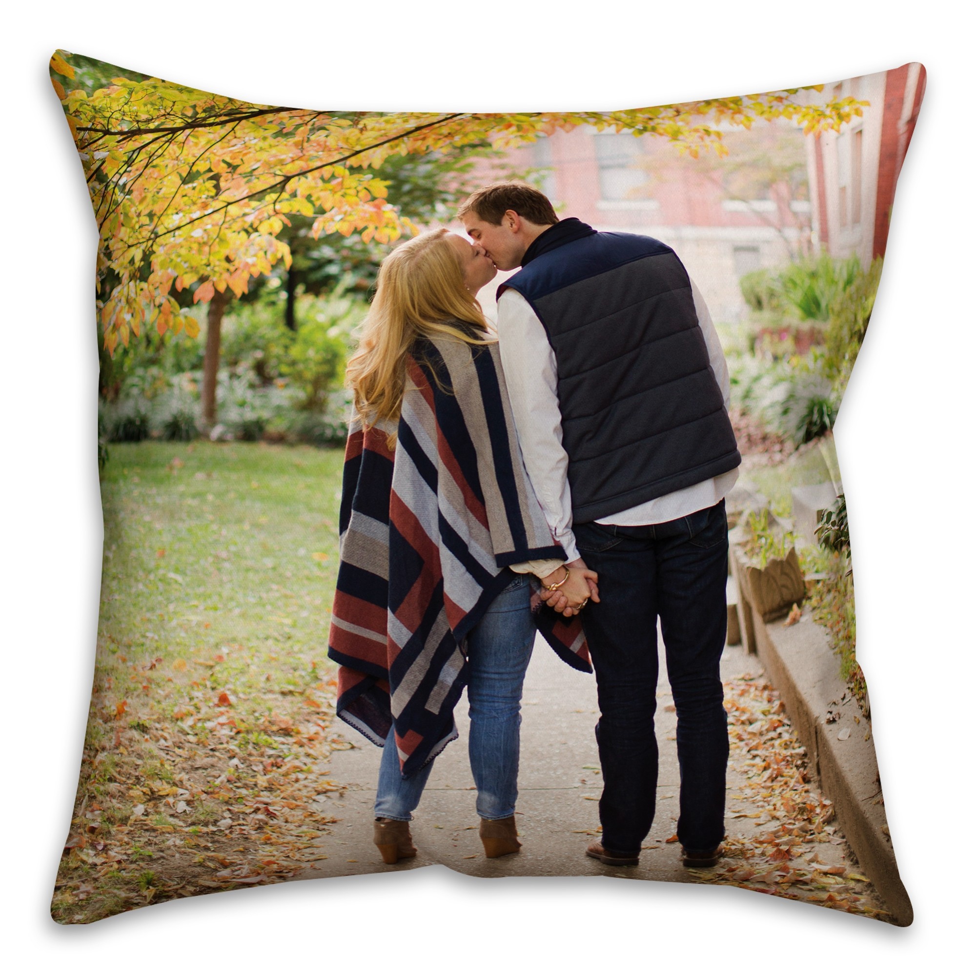 Personalized Photo Upload 16x16 Spun Polyester Throw Pillow 