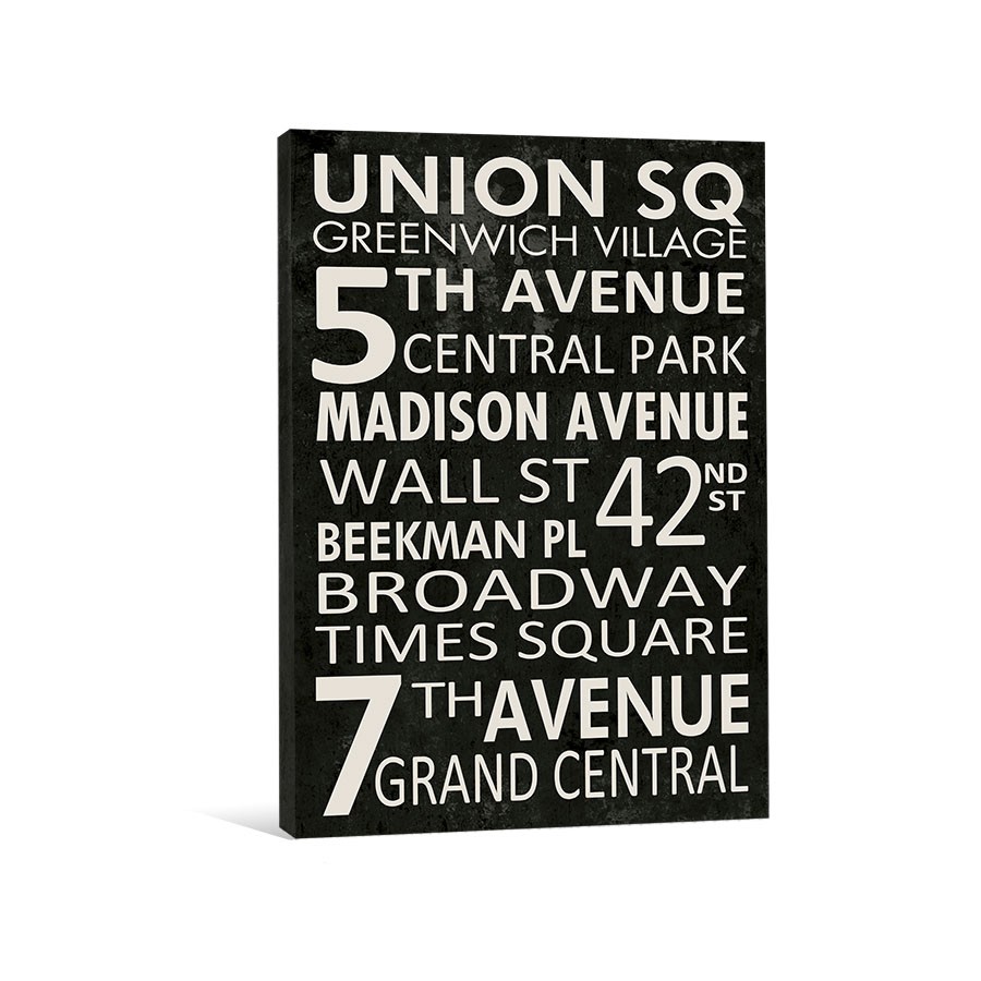 The Streets Of New York Canvas Wall Art 