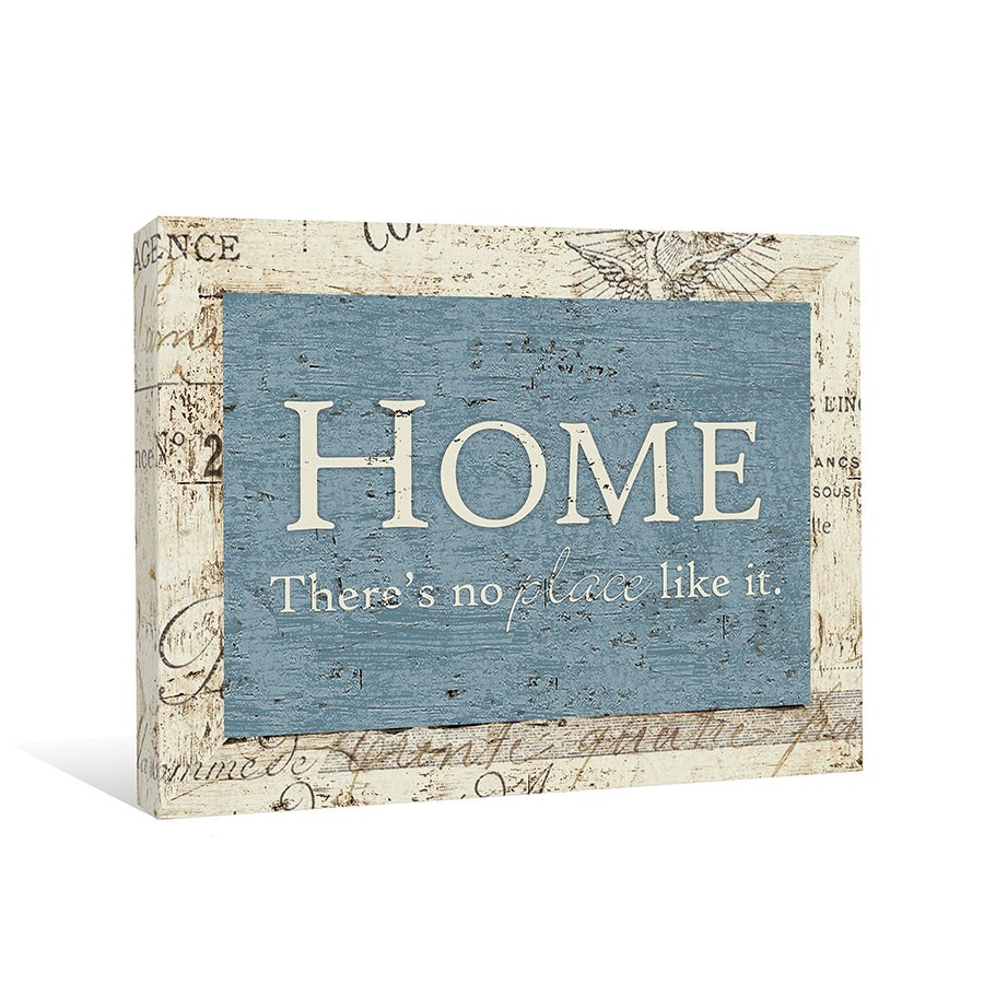 French Blue Home 14x11 Canvas Wall Art