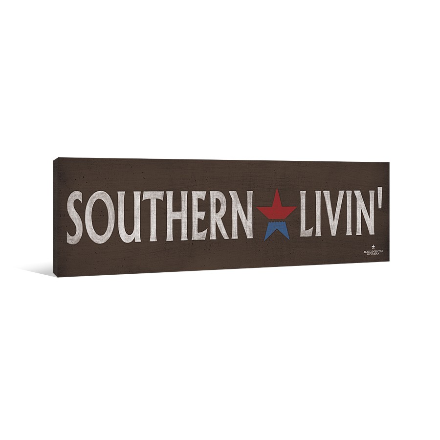 Southern Livin' 60x20 Canvas Wall Art