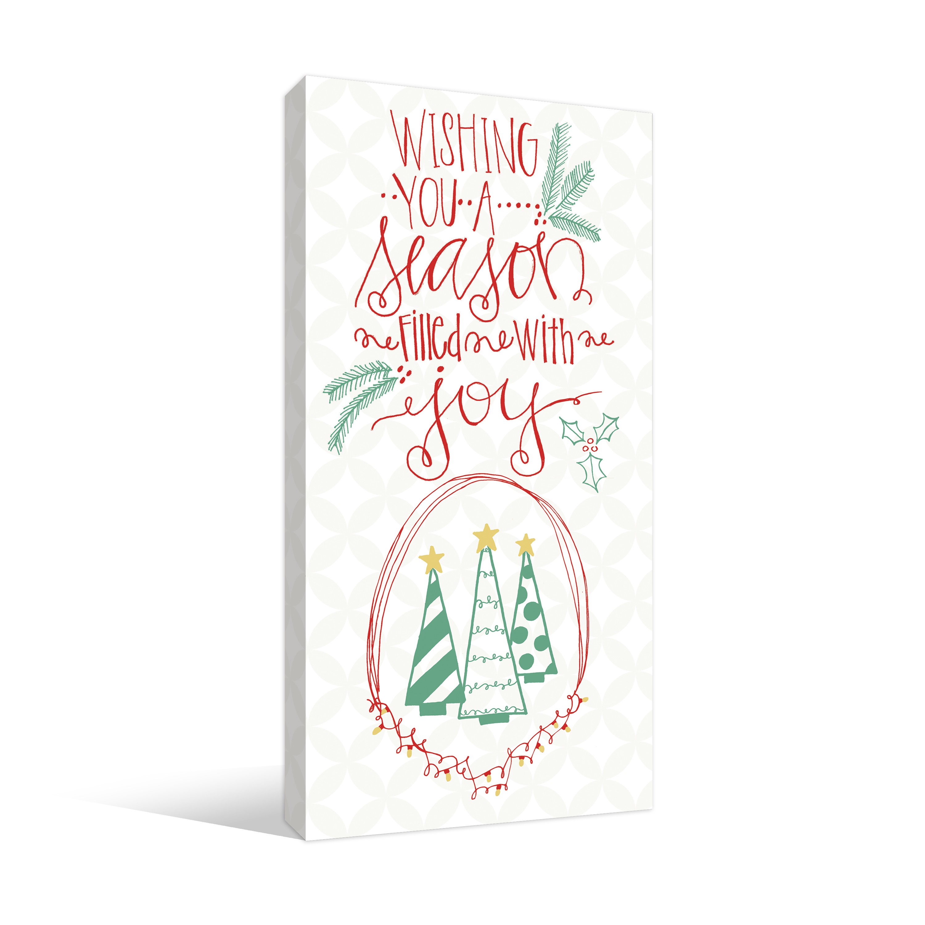 Joyful Lettering 10x20 Canvas Wall Art