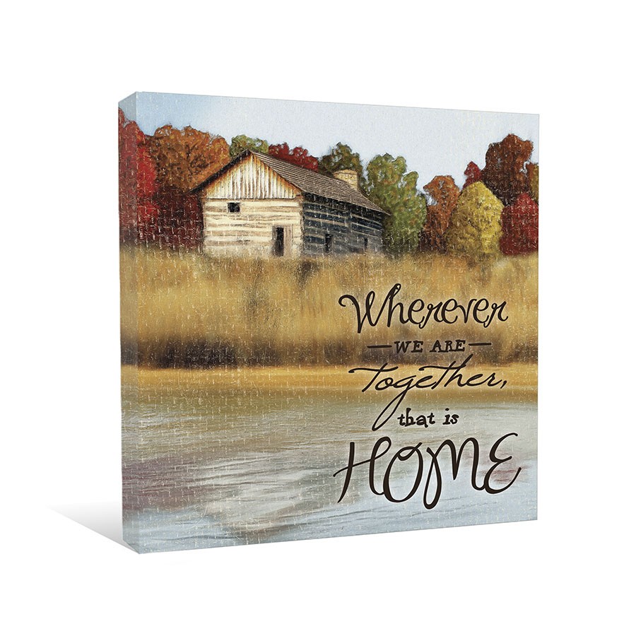 Together Is Home Canvas Wall Art