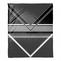 Multi Black White Toned Inversed Arrows 50x60 Throw Blanket 