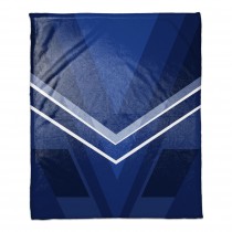 Navy Deco Color Block 50x60 Throw Blanket