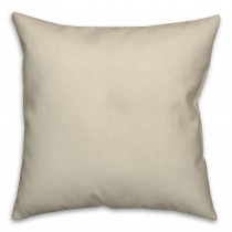 Solid Ivory Pillow Throw Pillow