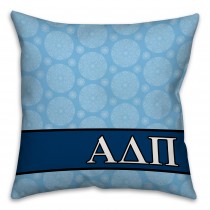 Alpha Delta Pi 16x16 Throw Pillow