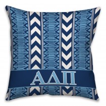 Alpha Delta Pi 16x16 Tribal Throw Pillow