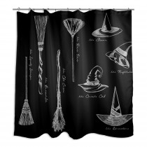 Witchify 71x74 Shower Curtain