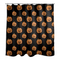 Pumpkin Patch 71x74 Shower Curtain 