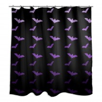 All The Bats 71x74 Shower Curtain