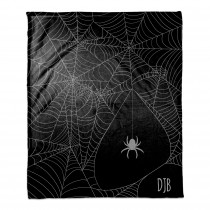 Halloween Spider Webs 50x60 Throw Blanket