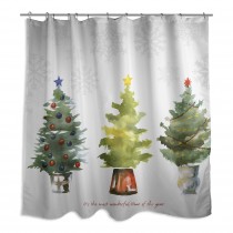 Most Wonderful Time 71x74 Shower Curtain