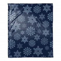 Snowflakes Falling 50x60 Throw Blanket