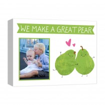 Great Pear 14x11 Personalized Canvas Wall Art