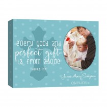 Good And Perfect Gift 14x11 Personalized Canvas Wall Art