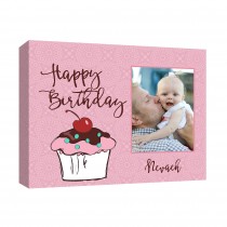 Happy Birthday Girl 14x11 Custom Canvas Wall Art