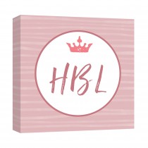 Princess Monogram 12x12 Custom Canvas Wall Art 