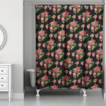 Red Roses 71x74 Shower Curtain 